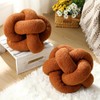 Beeveer 2 Pcs Knot Pillow Balls, 12 Inch Soft Home