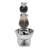4 in 1 Soap Beard Brush Kits Brush Bowl Holder