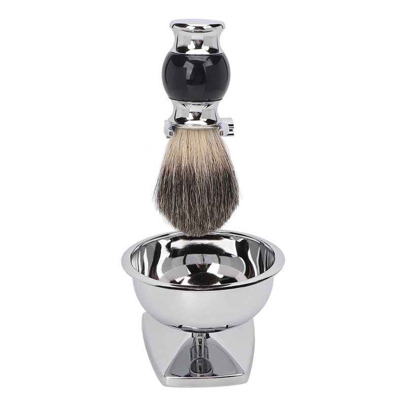 4 in 1 Soap Beard Brush Kits Brush Bowl Holder
