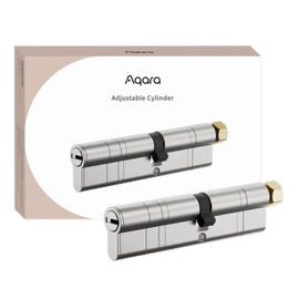 Aqara Adjustable Cylinder for Aqara Smart Lock U200, Universal Fits All EU Doors, Easy Installation, Emergency Function, with 4 Keys