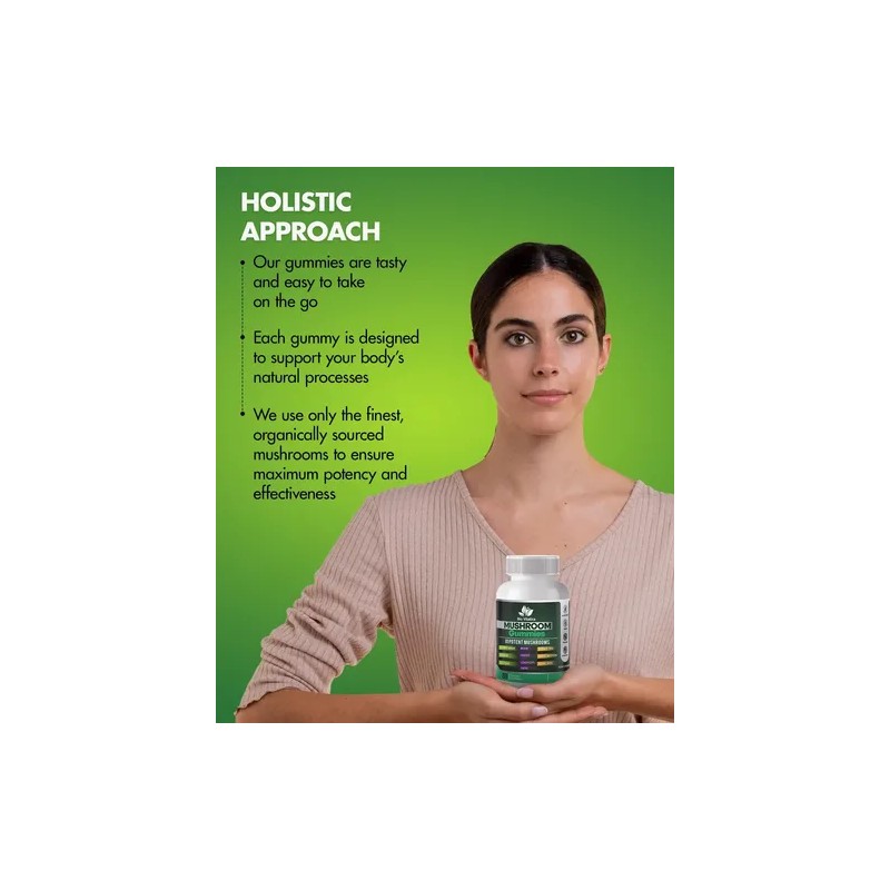 Bio Vitalica Gomitas Melena De León 10 Hongos 60 Gomitas