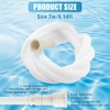 Air Conditioner Drain Hose Kit, with Cuttable Rubber Adapter &