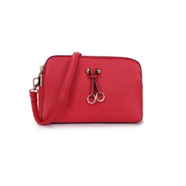 Long & Son Women's Medium Shoulder & Cross Body Hand Bags 23327 (Red)
