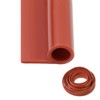 Silicone P-Gasket Seal, 0.45x0.9 Inch, 26Ft