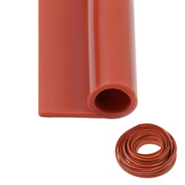 Silicone P-Gasket Seal, 0.45x0.9 Inch, 26Ft