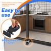 LELE LIFE Sliding Window Locks, Security Window Lock Adjustable Iron