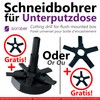 SCROBER® Universal Cutting Drill Bit Diameter 65 mm with Free