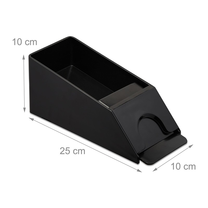 Relaxdays Card Sledge, Card Dispenser with 4 Decks, Blackjack Accessories,
