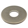 Large DIN 9021 A2 stainless steel washers., off-white