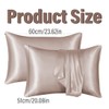Satin Cushion Cover, Set of 2, Satin Pillowcase Cushion Cover,