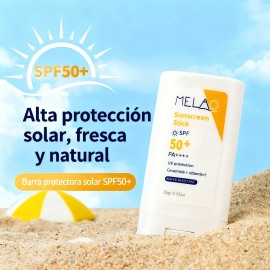 Bloqueador Solar Barra Spf 50+ Uv Defender Refrescante 15g