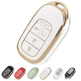 Tautrophen Key Fob Cover for Honda 2023 2024 Civic Accord Pilot HRV CRV Odyssey Car Key Case Protector holder Shell