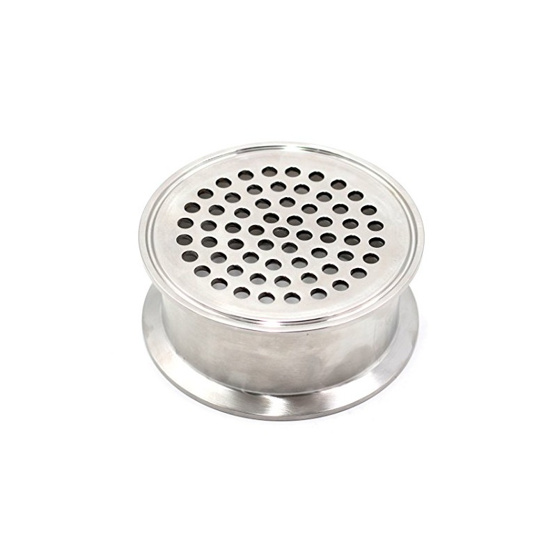 HFS(R) 3" Tri Clamp Filter Plate with 6mm Pore Hole,