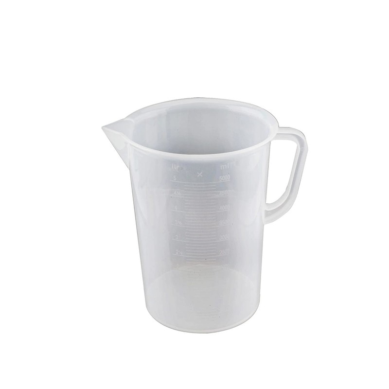 Othmro 5000ml Plastic Measuring Cup, 1pc Large 5L Measuring Jug