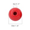 COMOK Ball Handle Knob M8 Threaded Red Ball Knob Machine