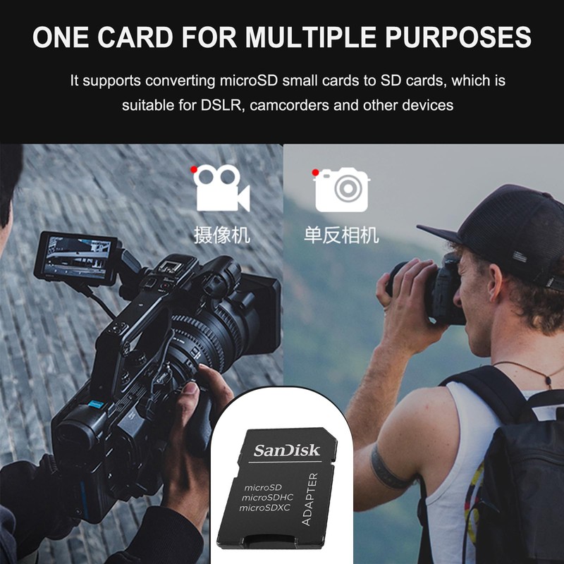 MicroSD Micro SD to SD HC SDHC Memory Card Adapter