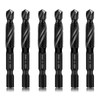 6-Piece 12-24NC Combination Drill Tap Countersink Bit Set SAE, Made