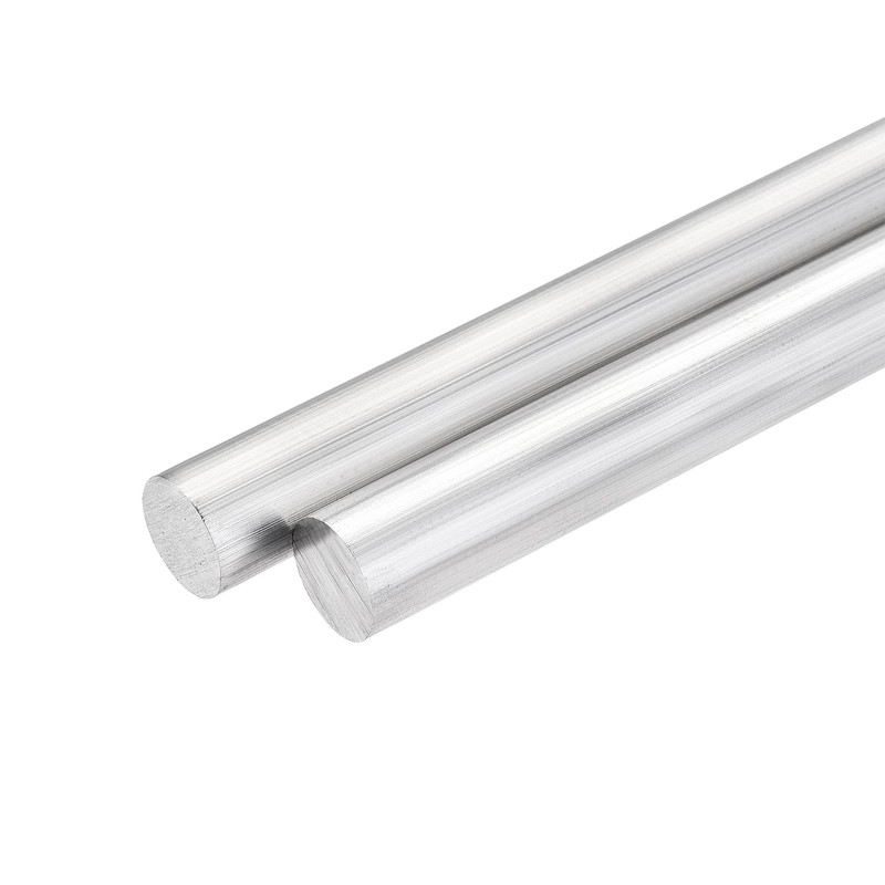 sourcing map Aluminum Solid Round Rod Lathe Bar 15mm x