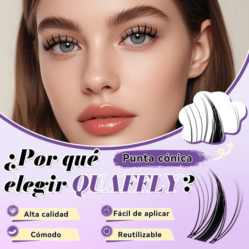 4 Sets De Extensiones De Pestañas De Estilo Natural,10-18mm