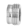 2 Sets Faucet Adapter Straight Thread 15/16in Male 27/32in Female