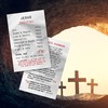 Jesus Paid It All Receipts 100pk Roman Road Zero Due