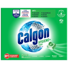 CALGON Hygiene-Plus Anti-limescale Tablets for Washing Machine, Pack of 48