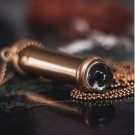 JP GAMES LTD Handmade Mini Pocket Brass Teleidoscope - Made in Israel by Roy Cohen