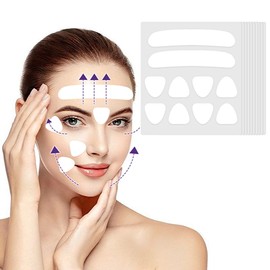 Face and Forehead Wrinkle Patches, 100pcs Face Lift Tape Invisible Anti Wrinkle Patches to Reduce Fine Wrinkles, Frown and Smile Lines, Overnight Wrinkle Filler for Deep Wrinkles Instantly, facial