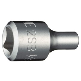 Tone HP2SB-04 Socket (6 Angle) 1/4 inch (6.35 mm) Insertion Angle, 1/8 inch Width on Two Sides