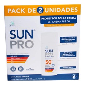 Protector Solar Facial Crema Sun Pro Fps Unidades
