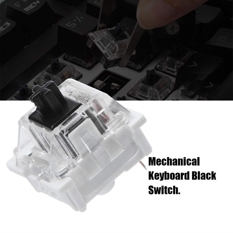 Black Switch 3 Pin Key Switch, 10 Pieces Black Switches