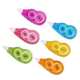 Operitacx 1 Satz Korrekturband Schulbedarf White-out-klebeband Student Schulbriefpapier Selbstklebende Korrekturbänder Klebrig Schule Weißes Band Löschbar Sofortkorrekturbänder Pp 6 Stück