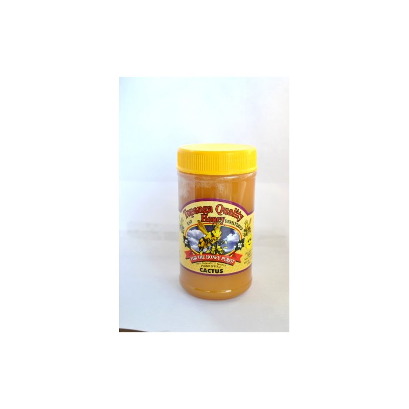 1lb Topanga Quality Honey (Cactus Floral Source) Raw, Unfiltered, Unpasturized,
