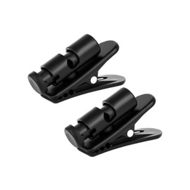 2pcs Earphone Wire Clip Headphone Cable Cord Clamp Mount Holder,360 Degree Rotate Earphone Mount Cable Clothing Clip,Earphone Clip Accessories For Fixing Headphone Wire,For Running Hiking Walking