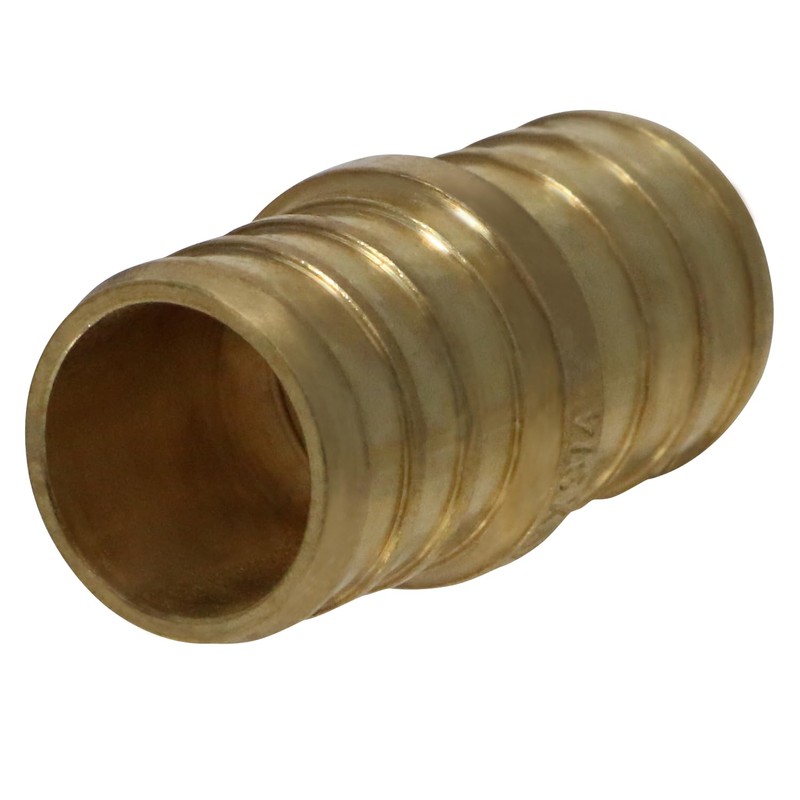 Generic Pex Fitting Straight Couplings 10 PK/Brass / 0.75