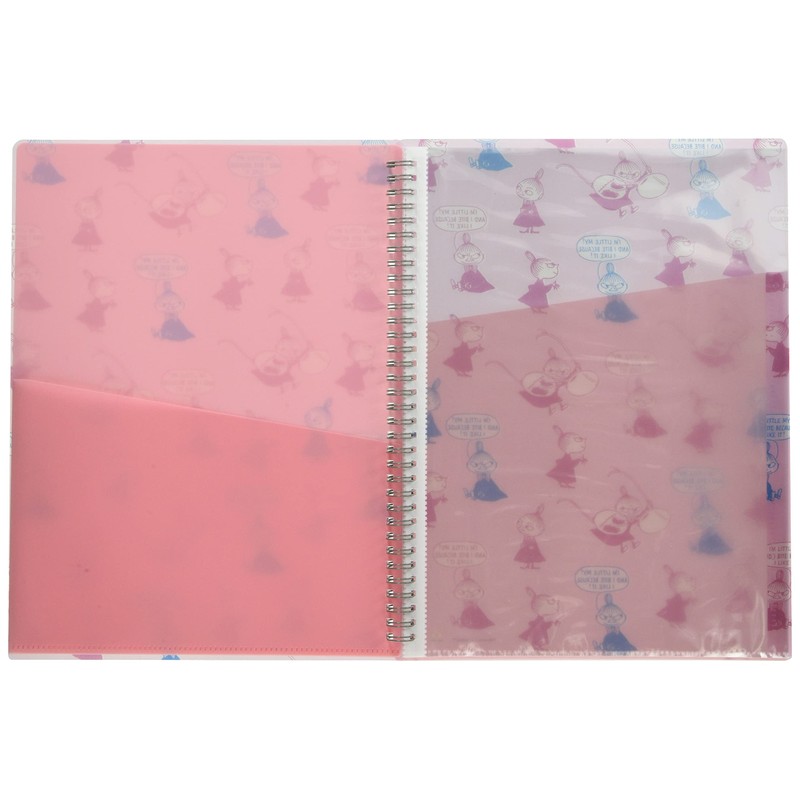 Sunstar Stationery Moomin Ring Pocket File, Little My S2133431
