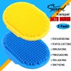 Kwispel Dog Grooming Brush, Pet Shampoo Bath Brush Shedding Soothing