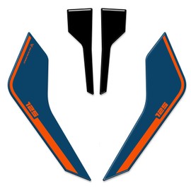 Resin Bike Motorbike 3D Stickers Compatible with KTM Duke 125 2024. Headlamp Protection from Impact and Scratches. Sticker 3D Resin Gadget Moto