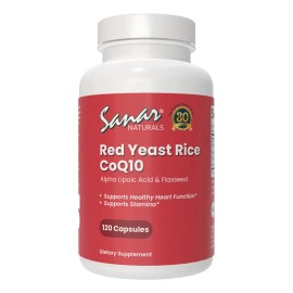 Sanar Naturals Arroz De Levadura Roja Coq10 120 Capsulas