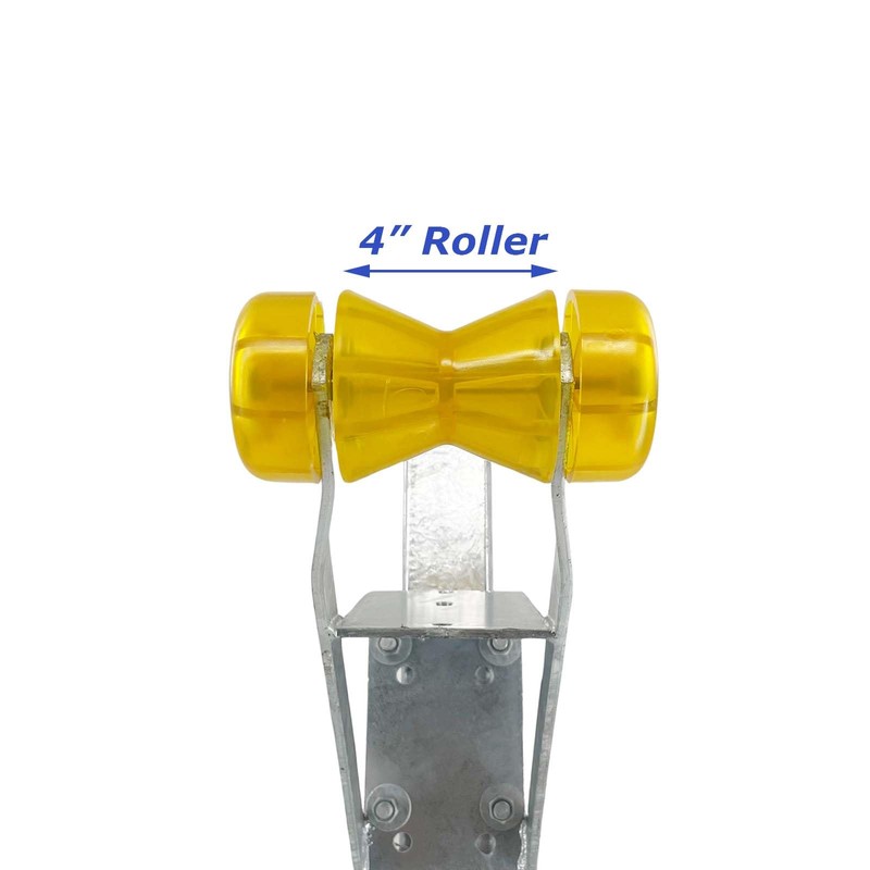 Sturdy Built Boat Trailer Winch Seat with Yellow PVC Roller