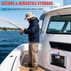 2Pcs Mesh Boat Storage Bag,Boat Organizers and Storage Self-Adhesive,10"x7"