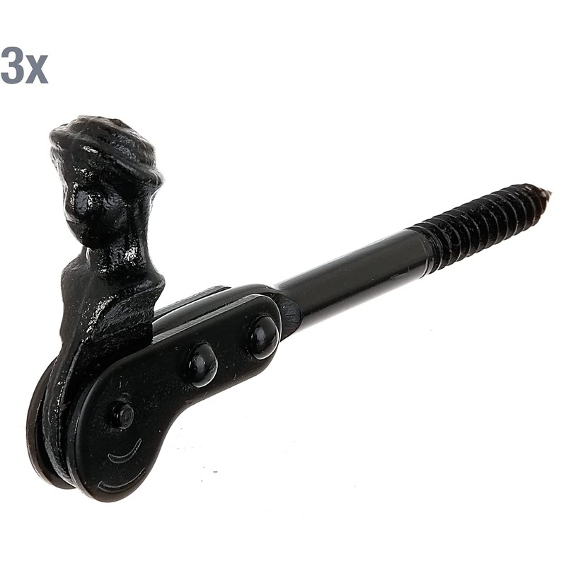 Alberts 307486 Shutter Lock Shepherd's Head | for Screwing in