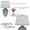 Aspen Creative 24019-41, Cylinder for Lamp Shade, Steel in Antique