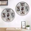 MKUN 2Pack of 4x6 Wall Photo Collage Frames - Round