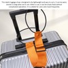 VEHYEGOI 3 Pack Elastic Luggage Straps, 40cm x 6cm, Orange,