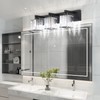 Aipsun Black Vanity Light Bathroom Lighting Fixtures 3 Light Crystal