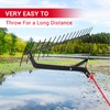 YIVIKPE 32" Aquatic Weed Rake, 6.3" Steel Rod Lake Weed