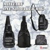 X-cross Military Body Bag, Large Capacity, 3-Way, One Shoulder, Lightweight,