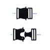 SICOLAS 2 pcs Heavy Duty Metal Climbing Adjustable Release Buckles,