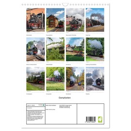 Dampfzeiten (Wandkalender 2026 DIN A3 hoch), CALVENDO Monatskalender